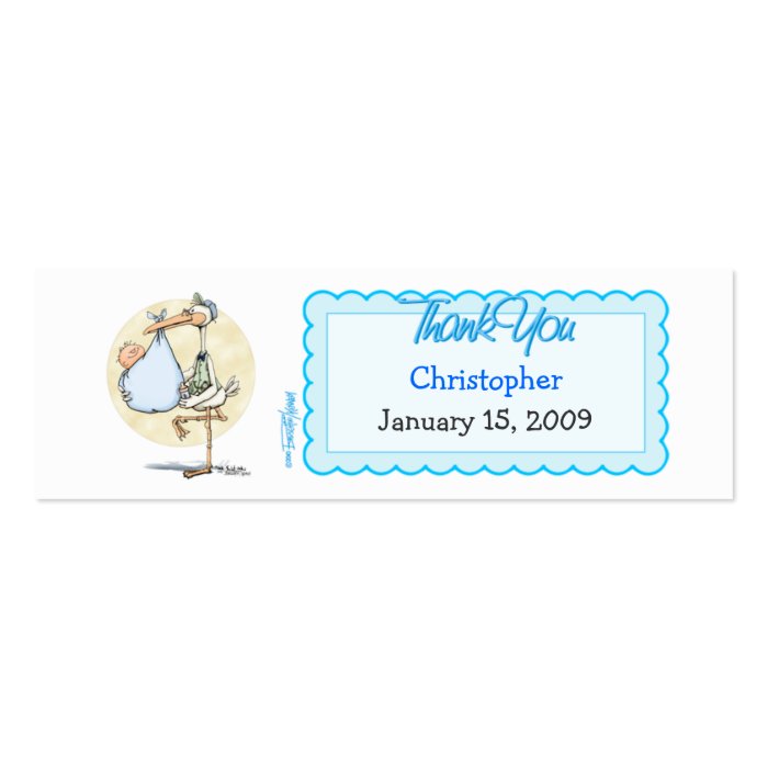 Stroller Baby Shower Favor Tag Business Card Templates