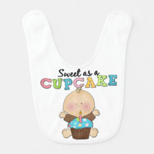 Boy Sweet as a Cupcake Bib