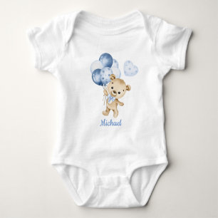 Boy Teddy Bear Baby Bear Baby Bodysuit