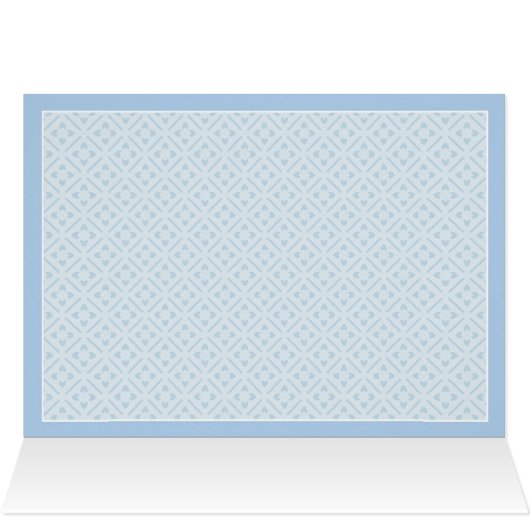 Boy Teddy Bear Blank Card (Inside Horizontal (Top))