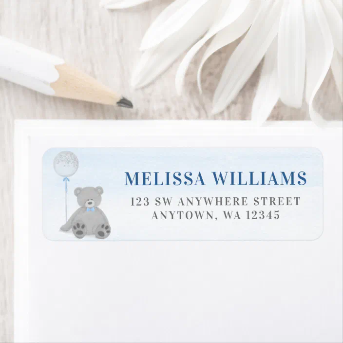 30 Custom Moose on a Pencil Personalized Address Labels 