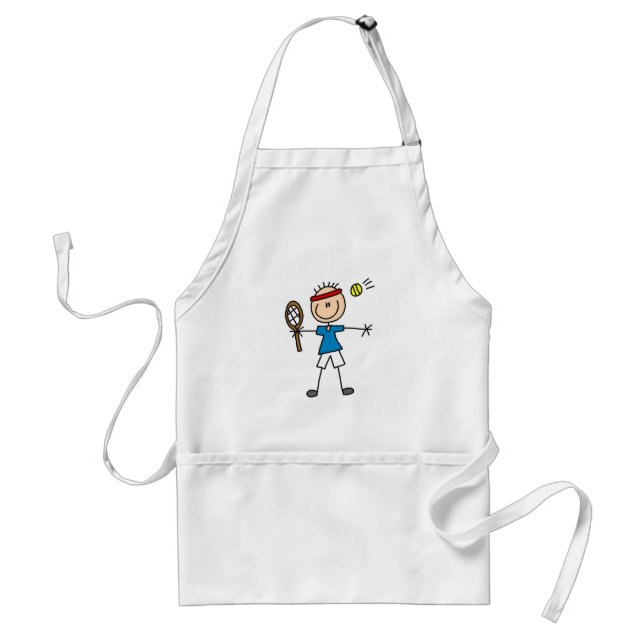 Boy Tennis Player tshirts and Gifts Adult Apron (Front)