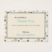 Boy Thank You Note (Back)