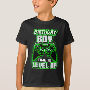 Boy Time To Level Up Video Game Birthday Gamer 6 T-Shirt