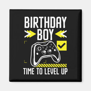 Boy Time To Level Up Video Game Gift For A Gamer Magnet