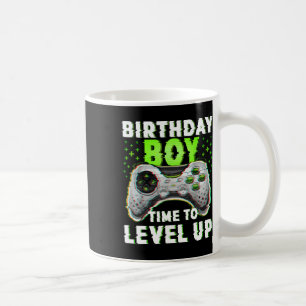 Boy Time To Level Up Video Games Gamer Birthday Coffee Mug