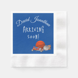 Boy Toys Themed Baby Shower Napkins