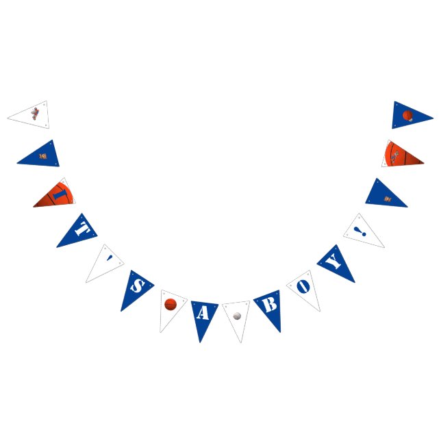 Boy Toys Themed It's A Boy! Bunting Flags (All)