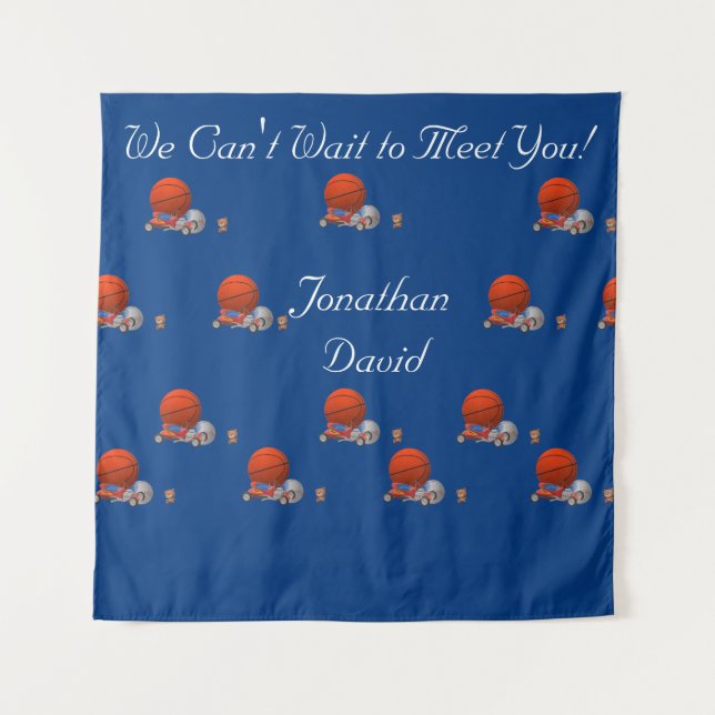 Boy Toys Themed  Tapestry (Front)