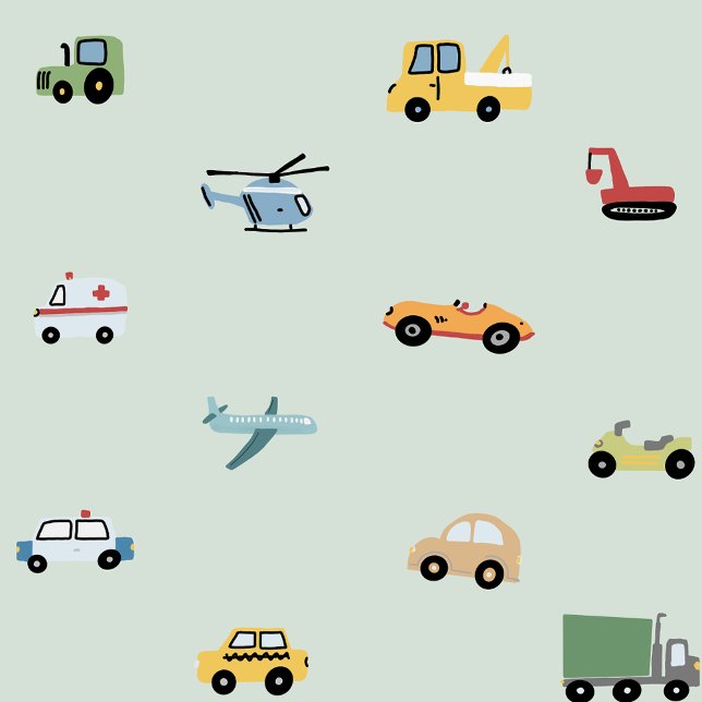 Boy truck, vehicle pattern wrapping paper sheets (Creator Uploaded)