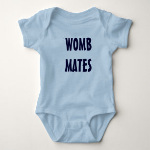 Boy Twins - WOMB MATES Baby Bodysuit