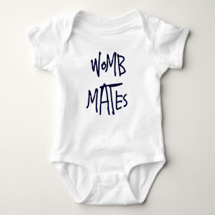 Boy Twins - WOMB MATES Baby Bodysuit