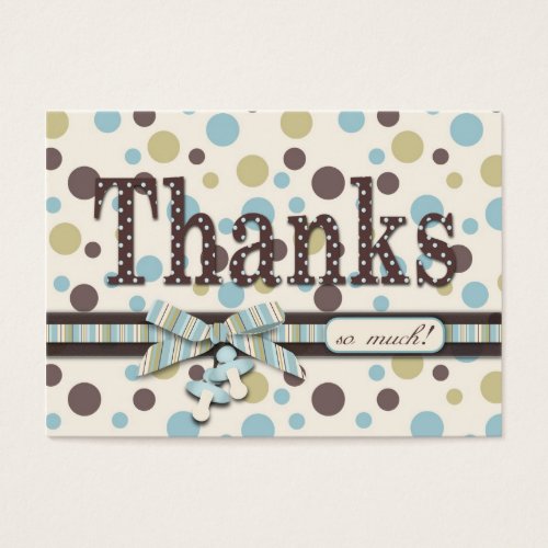 Boy TY  Gift Tag Business Cards