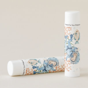 Boy Under The Sea Baby Shower Lip Balm