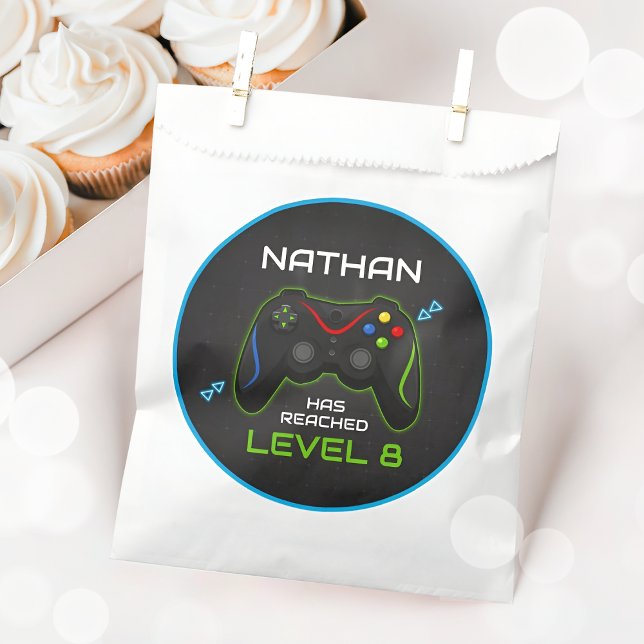 Boy Video Game Birthday Gamer Favor Bag (Creator Uploaded)