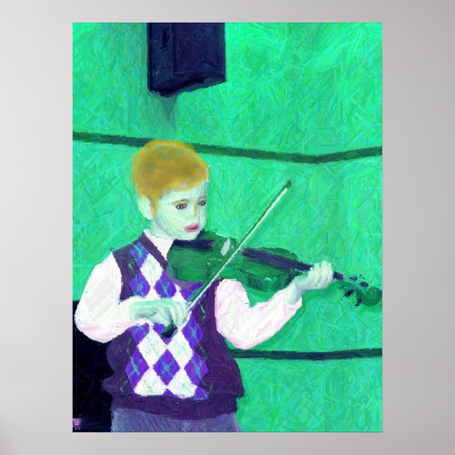 BOY VIOLINIST POSTER (Front)