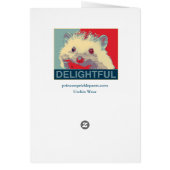 Boy with a Basket of Fruit & Some Hedgehogs Cards (Back)
