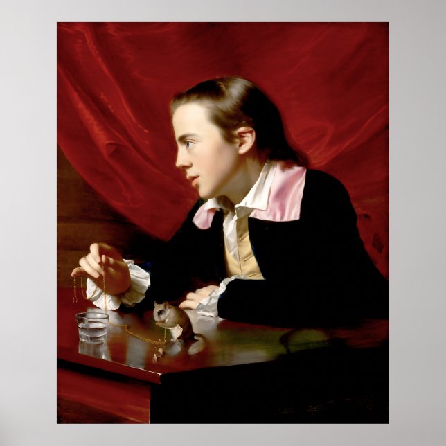 Boy with a Squirrel Poster (Front)