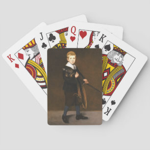 Boy With a Sword (by Edouard Manet) Poker Cards