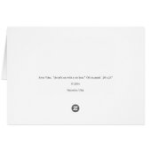 Boy with a toy boat. cards (Back Horizontal)