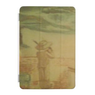 Boy with a Violin on the Beach iPad Mini Cover