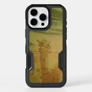  Boy with a Violin on the Beach iPhone 16 Pro Max Case