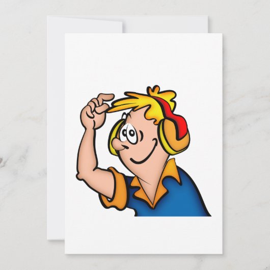 Boy With Headphone (Front)