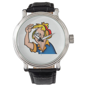Boy With Headphone Watch