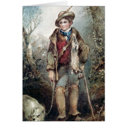 Boy with Rabbits Cards (Front)