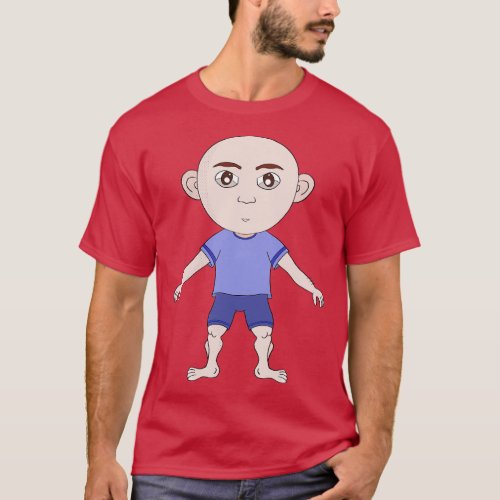 Boy with shaved head T_Shirt