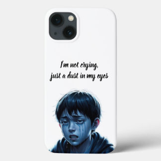 Boy with tears Iphone case