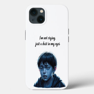 Boy with tears Iphone case