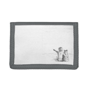 Boy with the dog tri-fold wallet