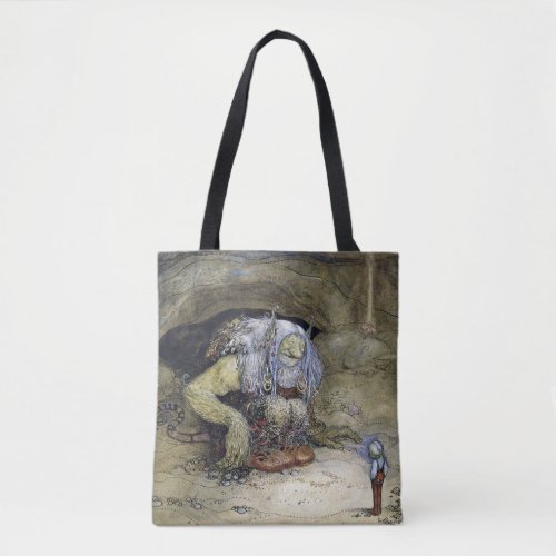 Boy with Troll by John Bauer Tote Bag