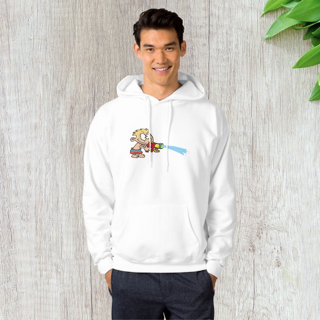 Boy with Water Gun Summer Fun Hoodie (Creator Uploaded)
