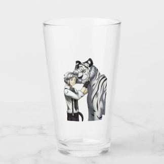 Boy with White Tiger Glass