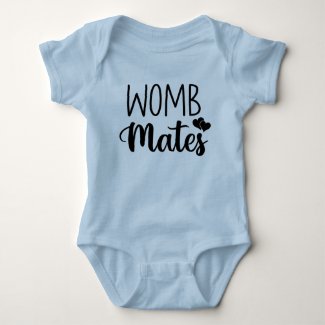 BOY - Womb Mates Bodysuit Black Font