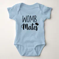 Womb Mates Personalized Twin Shirts or Bodysuits