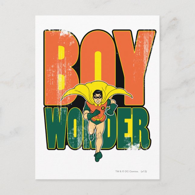 Boy Wonder Graphic Postcard (Front)