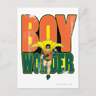 Boy Wonder Graphic Postcard