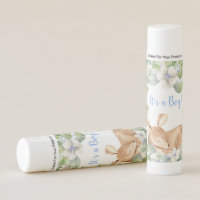 Boy Woodland Deer Baby Shower Lip Balm Favors