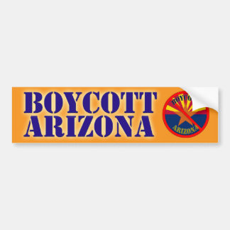 Boycott Arizona Bumper Sticker