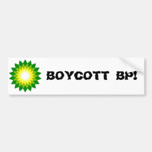 BOYCOTT BP! BUMPER STICKER