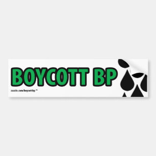 Boycott BP Bumper Sticker