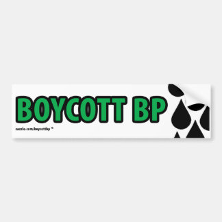 Boycott BP Bumper Sticker