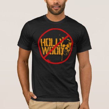Boycott Hollywood T-shirt by Middlemind at Zazzle