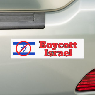 Boycott Israel Bumper Sticker