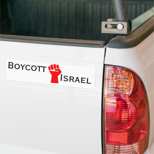 Boycott Israel Bumper Sticker | Zazzle