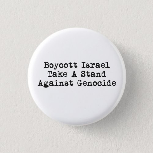 Boycott Israel Button