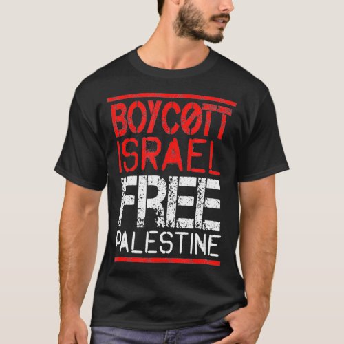 Boycott Israel Free Palestine  Gaza War Awareness  T_Shirt